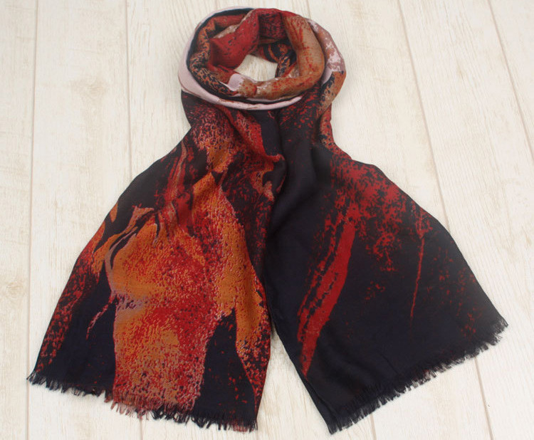 Wholesale rose cotton shawl