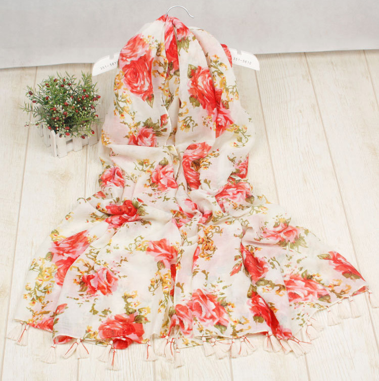 Wholesale cotton blend scarf