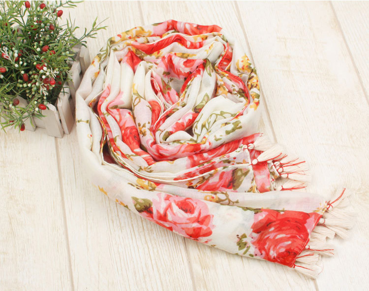 Wholesale cotton blend scarf