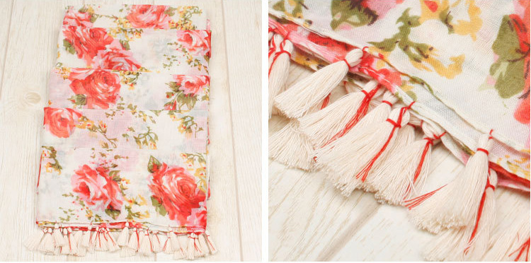 Wholesale cotton blend scarf