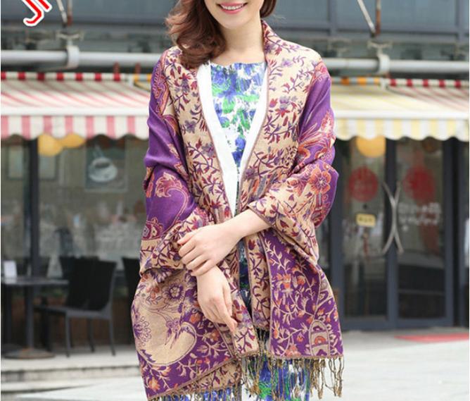 Wholesale cashmere fabric scarf