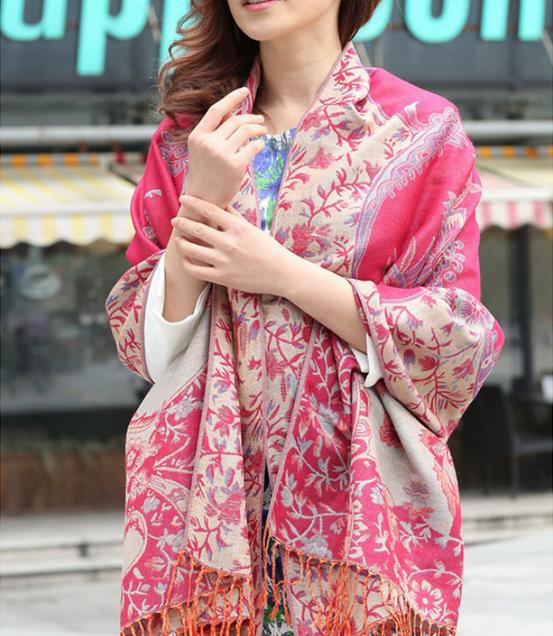 Wholesale cashmere fabric scarf
