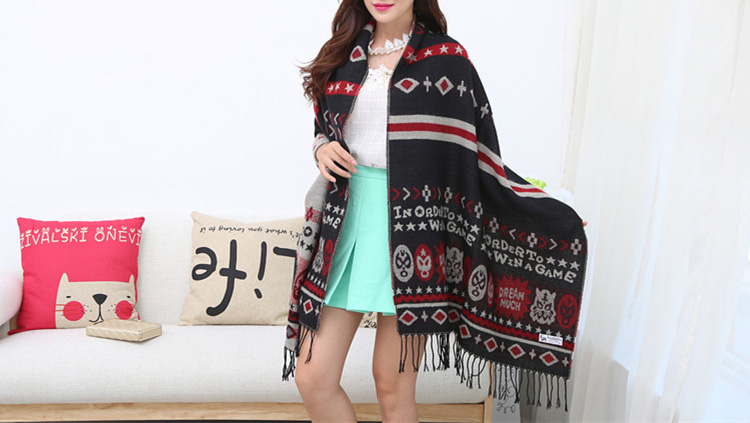 Wholesale retro cashmere scarf
