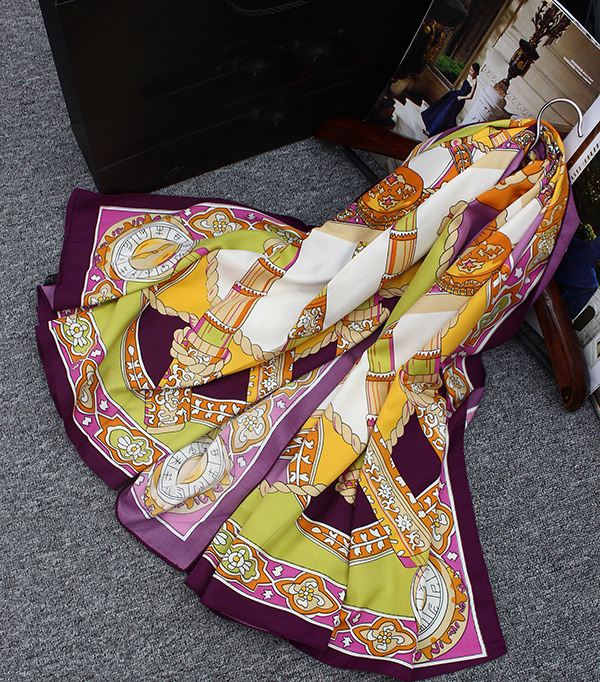 Wholesale large square cotton scarf