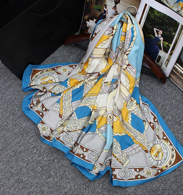 Wholesale large square cotton scarf