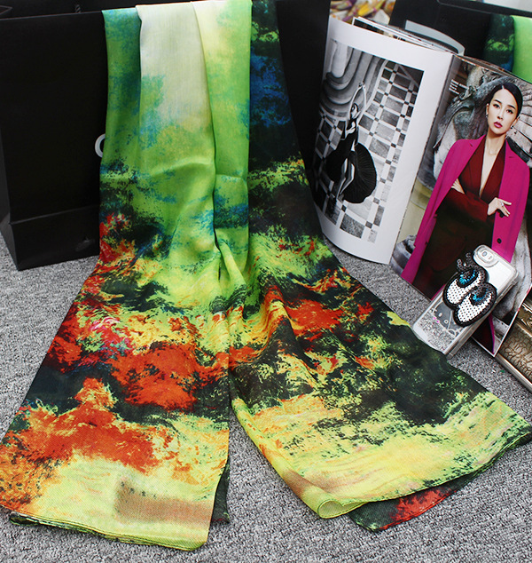 Wholesale digital printed silk scarf