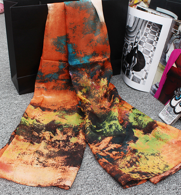 Wholesale digital printed silk scarf