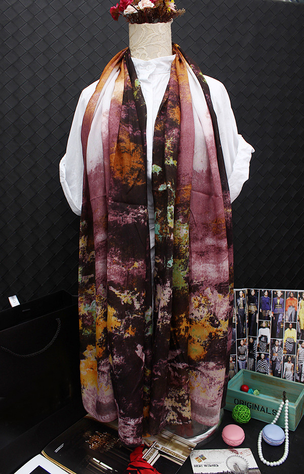 Wholesale digital printed silk scarf