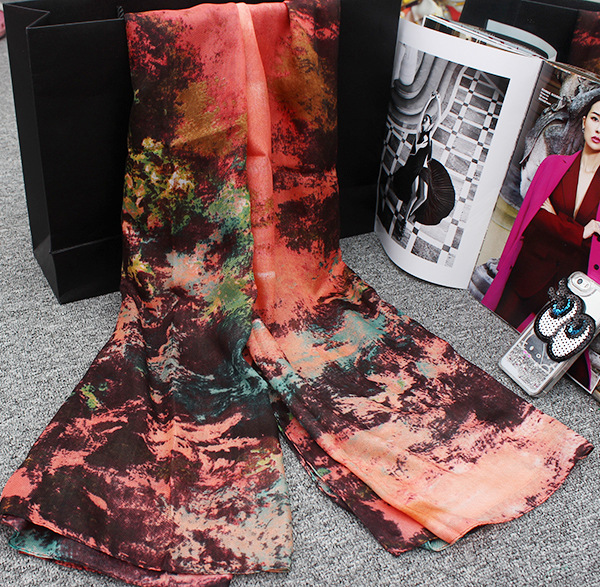 Wholesale digital printed silk scarf