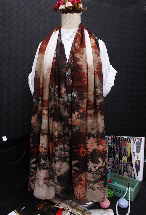 Wholesale digital printed silk scarf