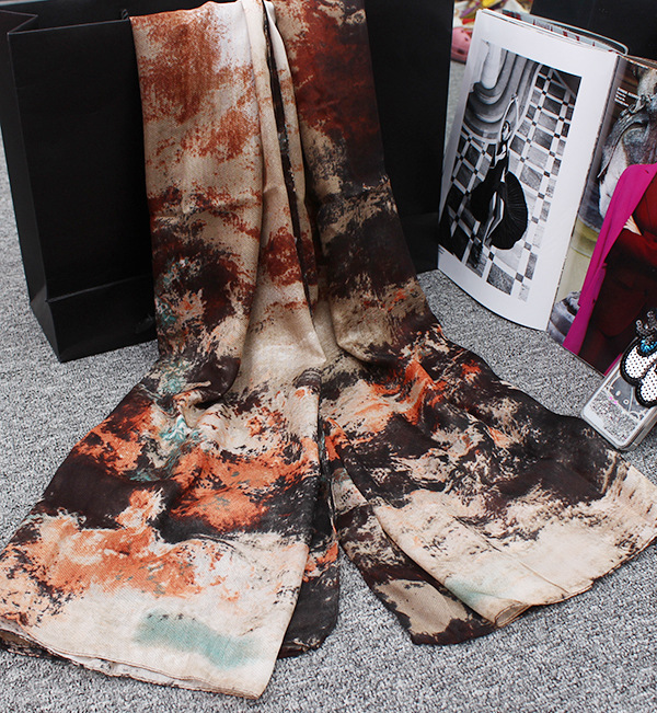 Wholesale digital printed silk scarf