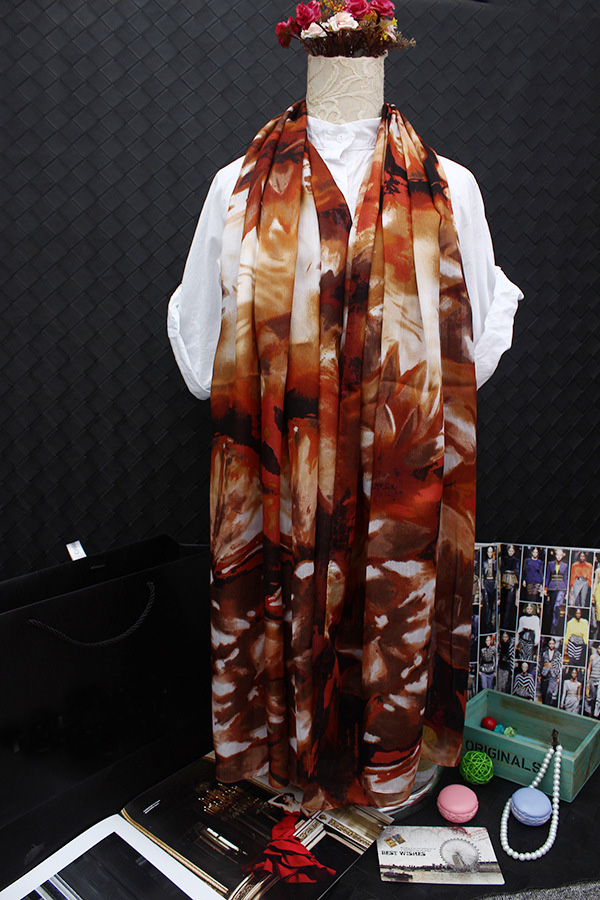 Wholesale digital silk scarf