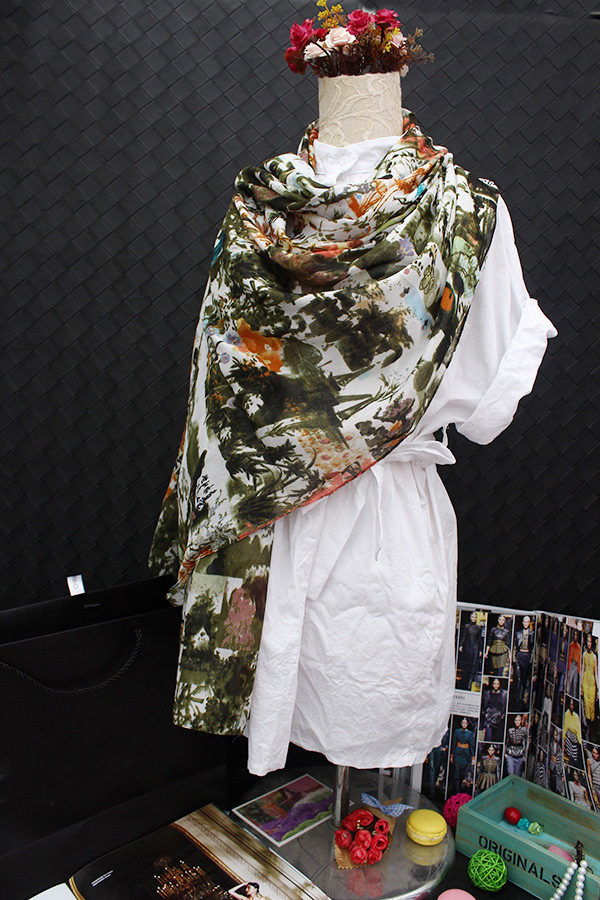 Women silk satin scarf wholesale