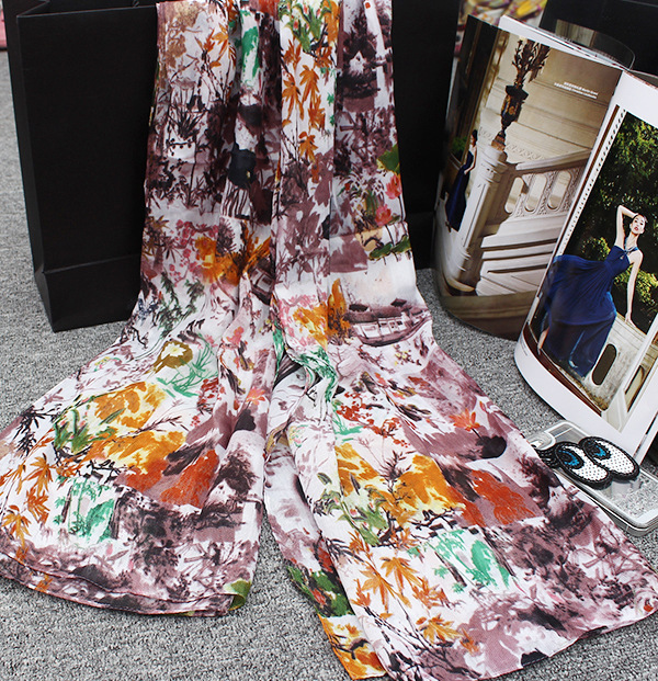Women silk satin scarf wholesale