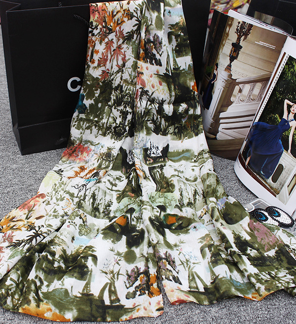 Women silk satin scarf wholesale