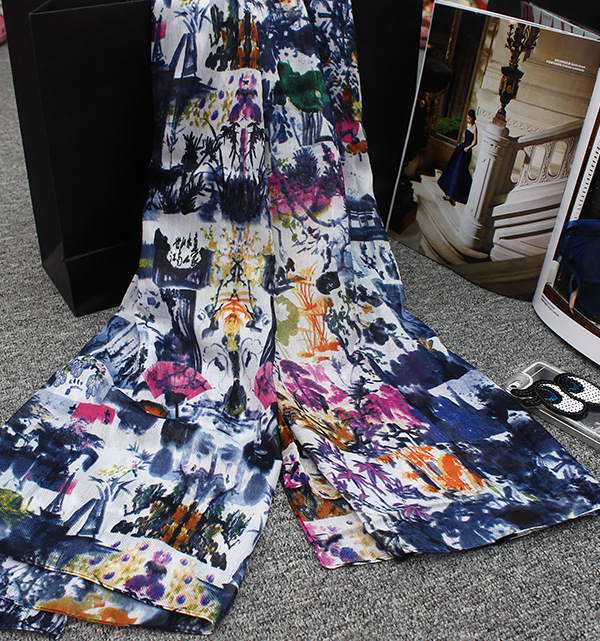 Women silk satin scarf wholesale