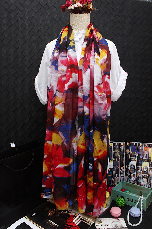 Wholesale digital silk scarf
