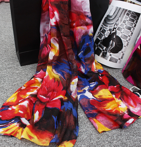 Wholesale digital silk scarf