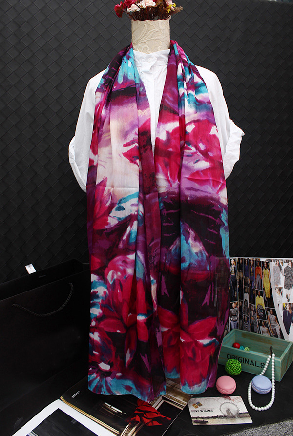 Wholesale digital silk scarf