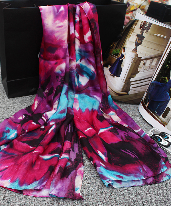Wholesale digital silk scarf