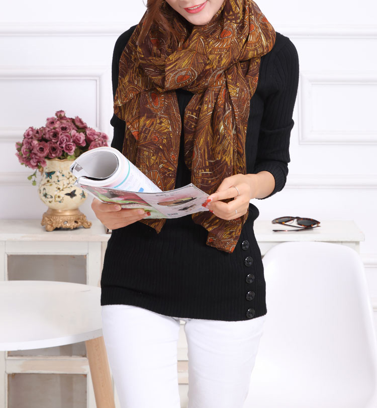 Wholesale women fashion viscose scarf