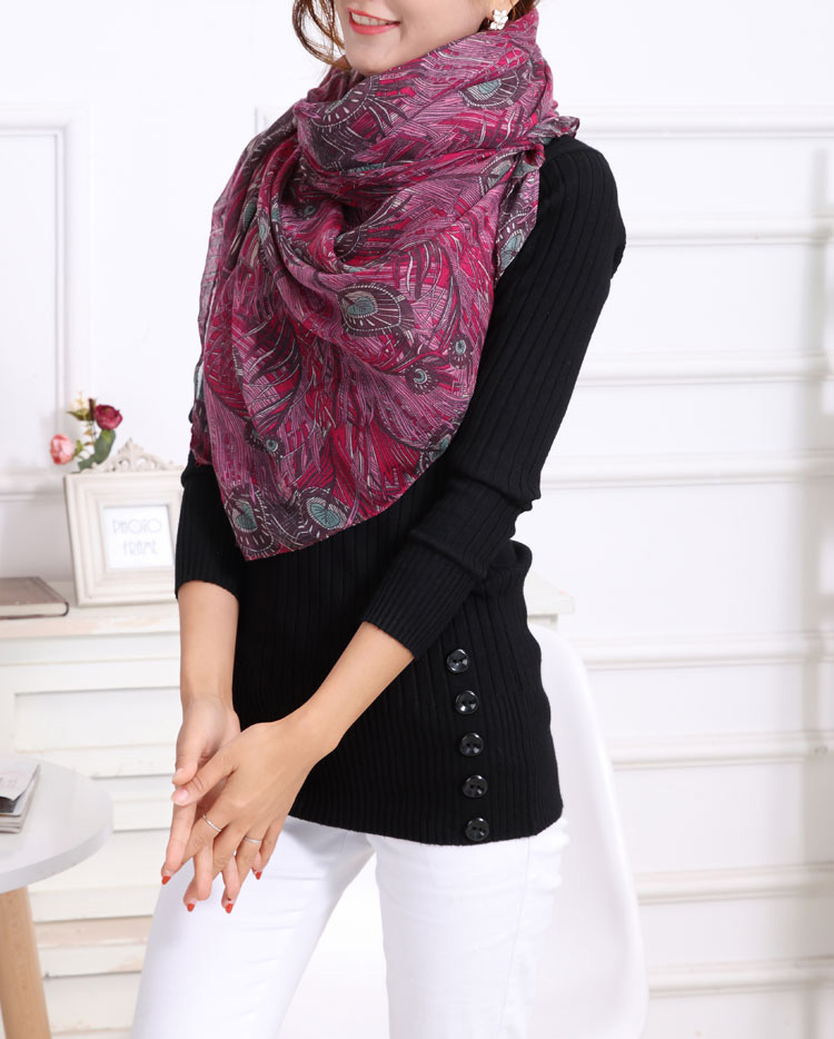Wholesale women fashion viscose scarf