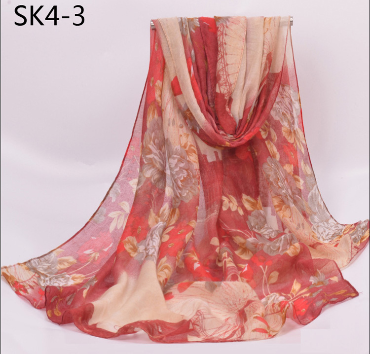 Polyester silk scarf wholesale