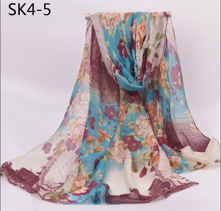 Polyester silk scarf wholesale
