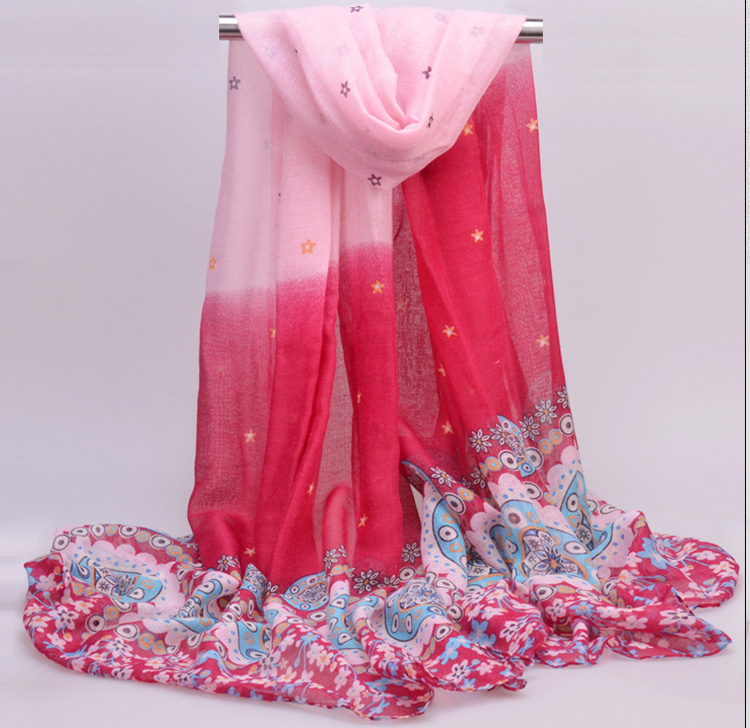 Wholesale women viscose fabric scarf
