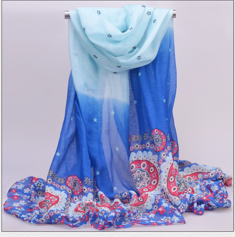 Wholesale women viscose fabric scarf