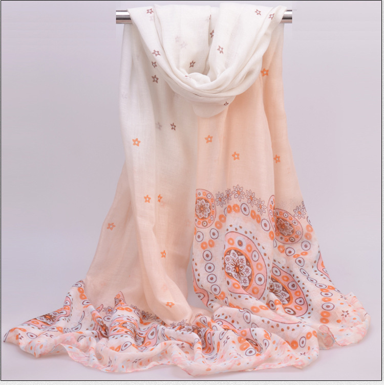 Wholesale women viscose fabric scarf