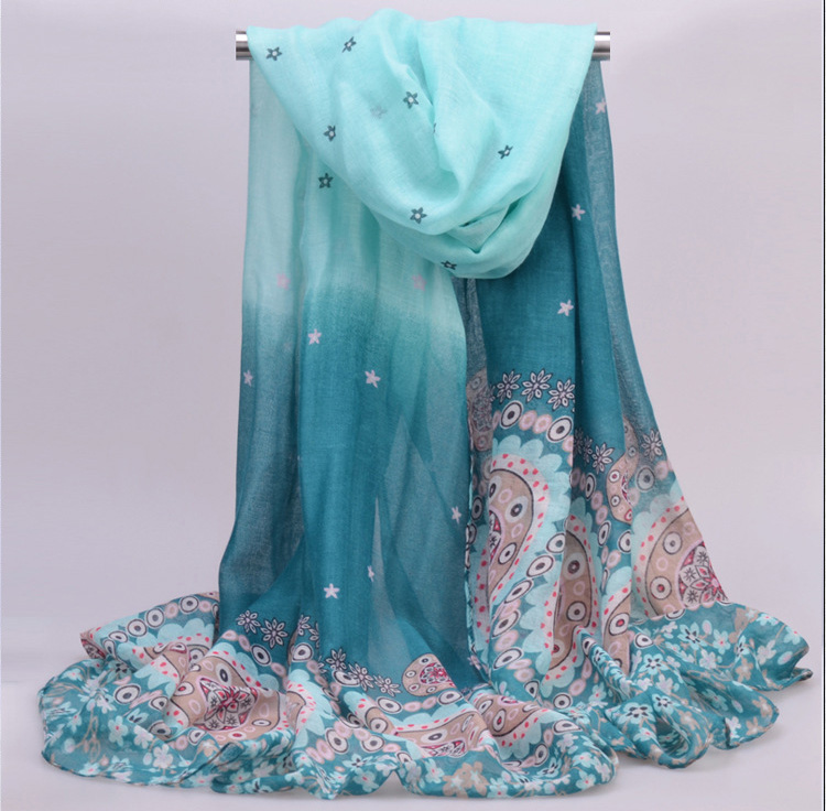 Wholesale women viscose fabric scarf