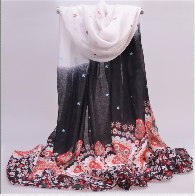 Wholesale women viscose fabric scarf