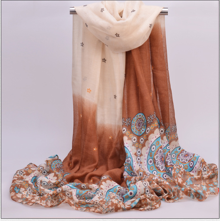 Wholesale women viscose fabric scarf