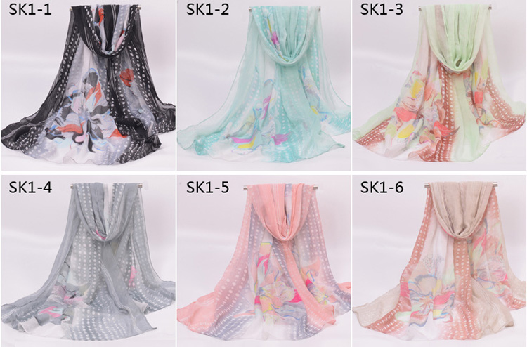 Wholesale polyester fabric scarf