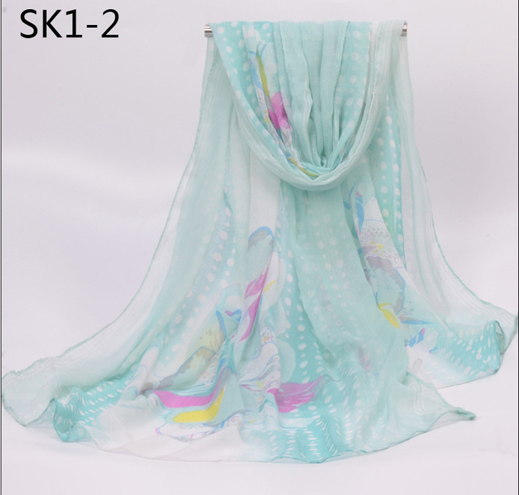 Wholesale polyester fabric scarf