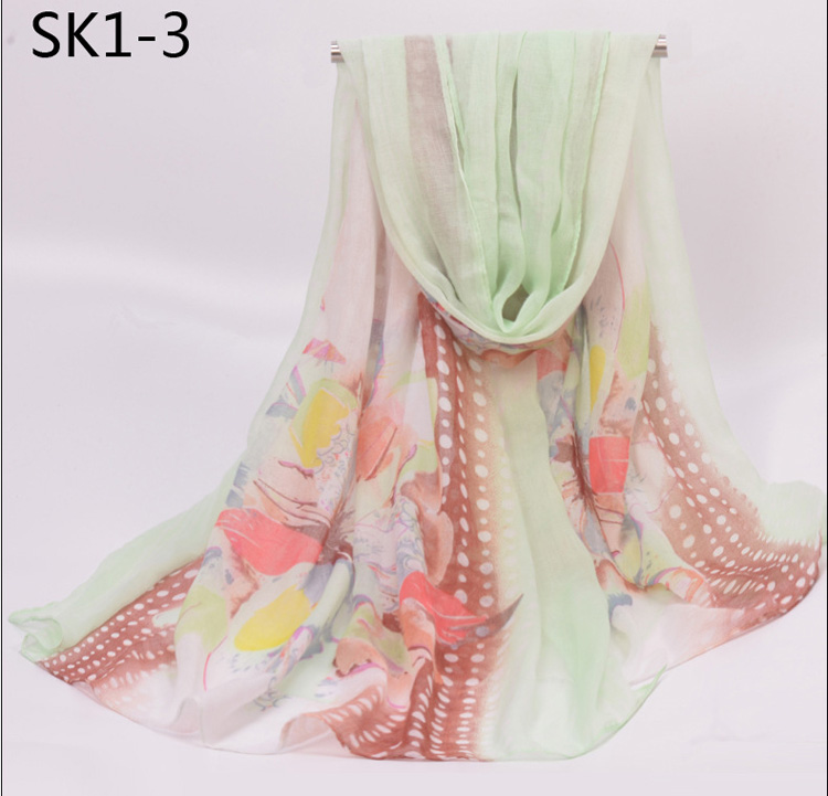 Wholesale polyester fabric scarf