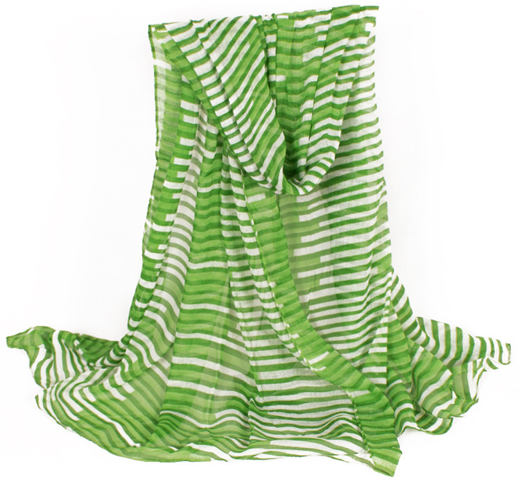 Wholesale viscose striped colorful scarf