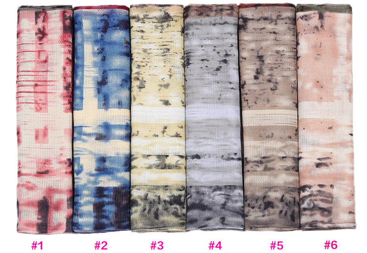 Wholesale ink cotton scarf