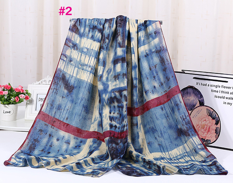 Wholesale ink cotton scarf