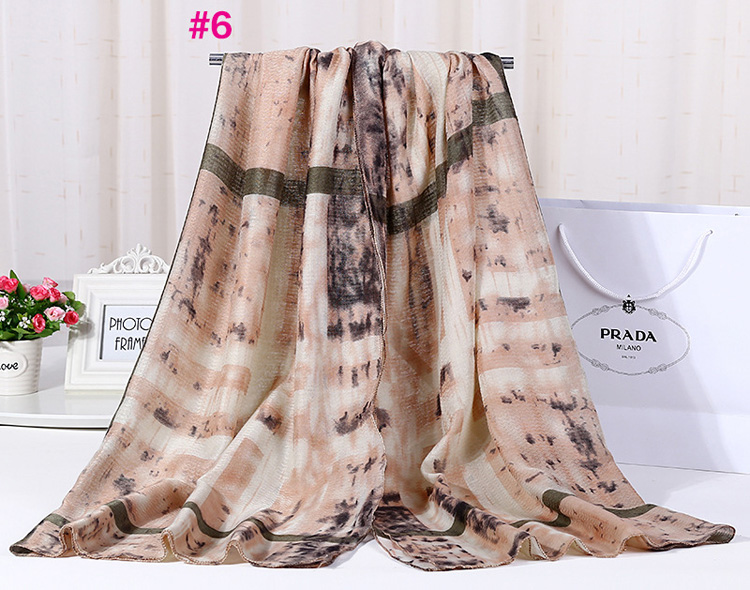 Wholesale ink cotton scarf