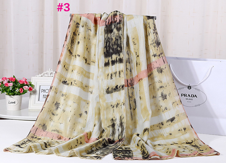 Wholesale ink cotton scarf