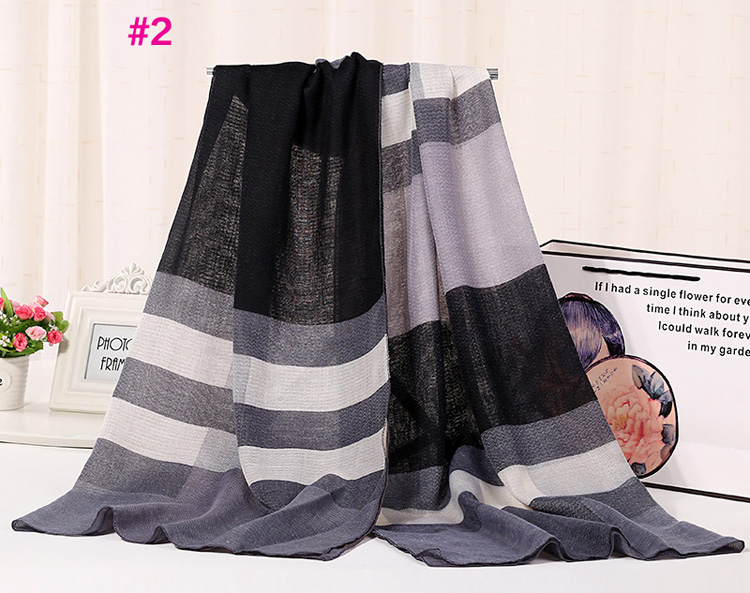 Wholesale cotton water ripples scarf