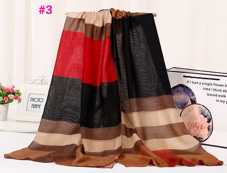 Wholesale cotton water ripples scarf