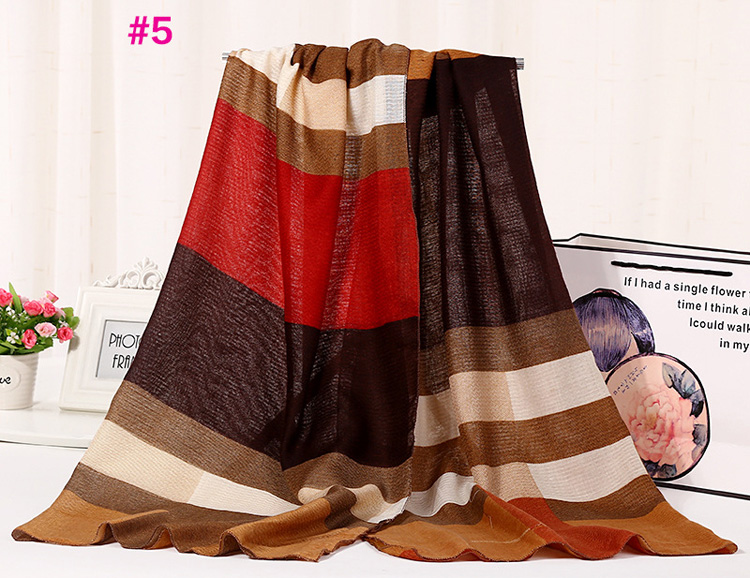Wholesale cotton water ripples scarf