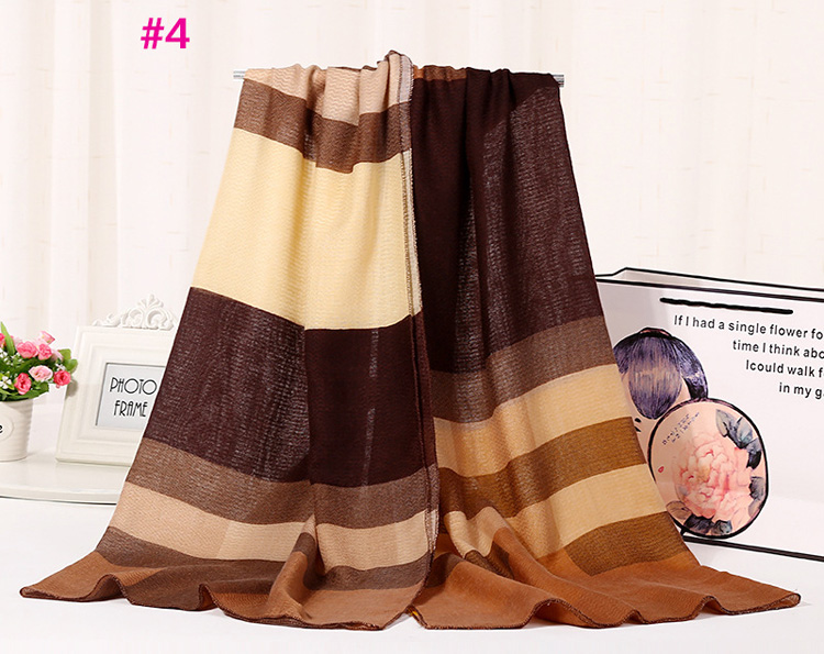 Wholesale cotton water ripples scarf