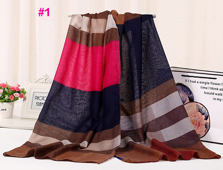 Wholesale cotton water ripples scarf