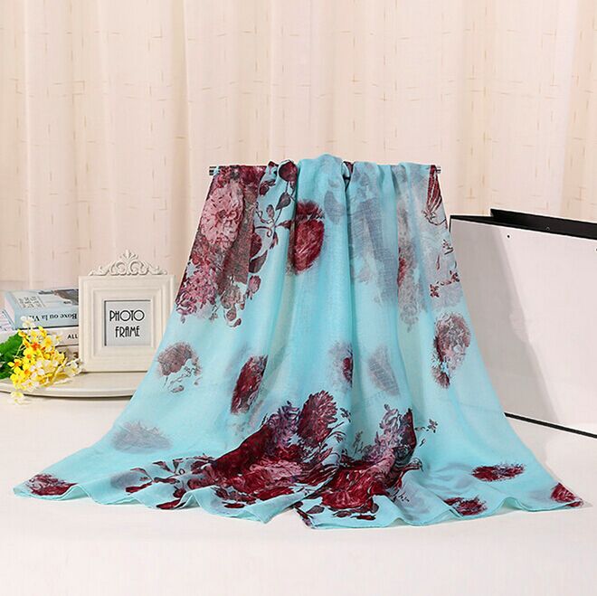 Linen viscose blend scarf wholesale
