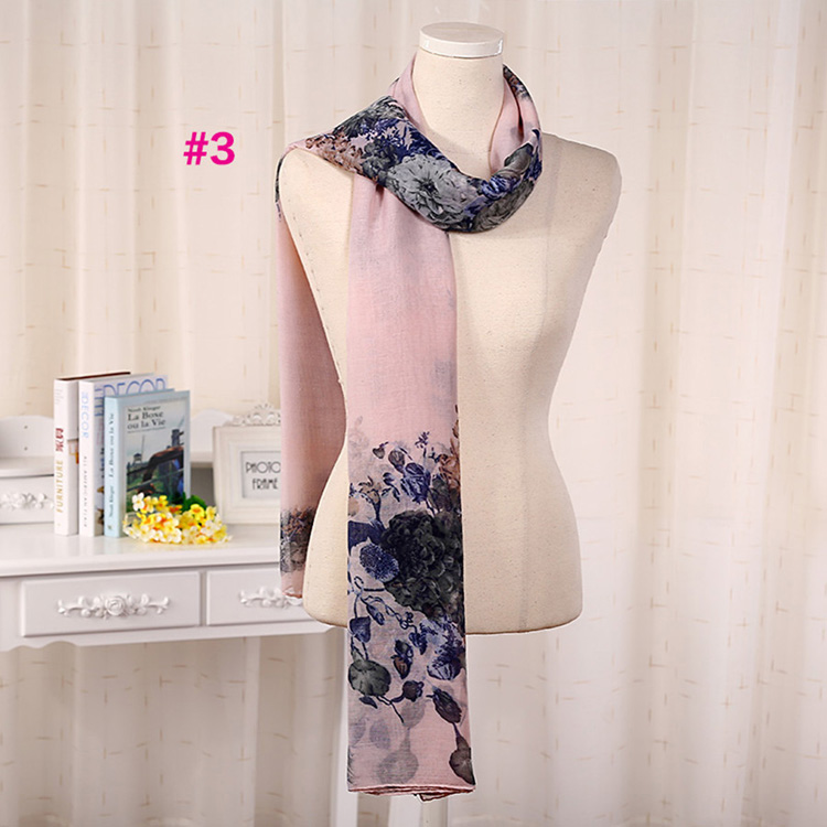 Linen viscose blend scarf wholesale