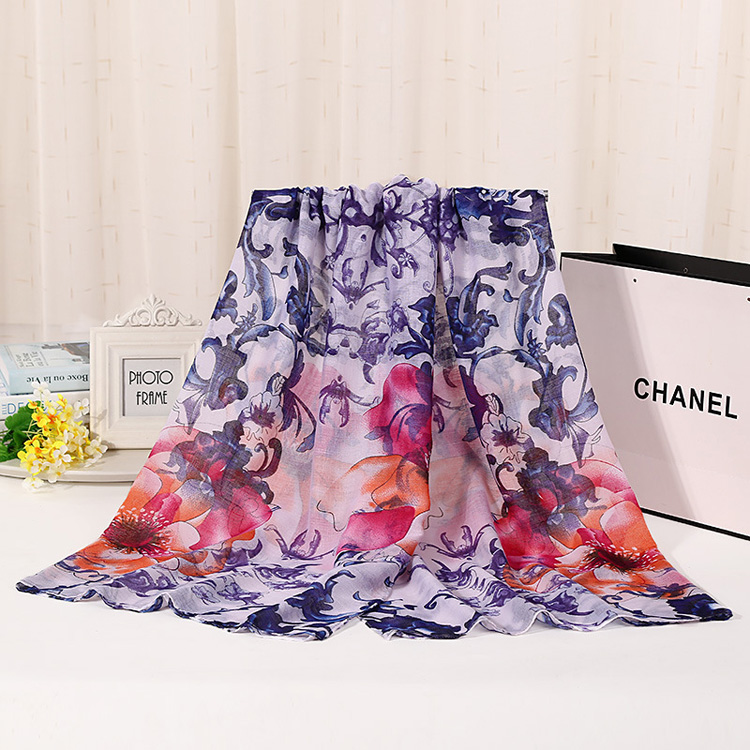 India women fashion viscose shawl